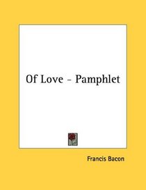 Of Love - Pamphlet