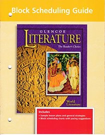 Glencoe Literature World Literature Block Scheduling Guide. (Paperback)
