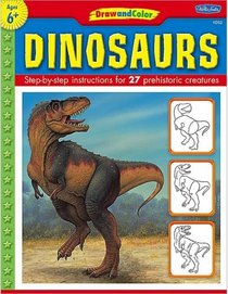 Draw and Color: Dinosaurs