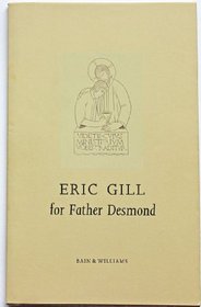 Eric Gill for Father Desmond