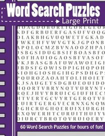 Word Search Puzzles Large Print: Large print word search, Word search books, Word search books for adults, Adult word search books, Word search puzzle books, Extra large print word search