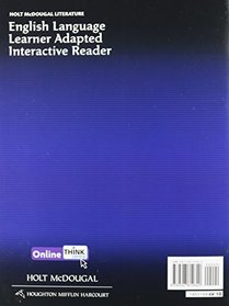 Holt McDougal Literature: Ell Adapted Interactive Reader Grade 10