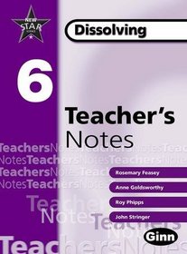 New Star Science Year 6/P7: Dissolving Teacher Notes