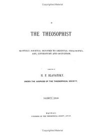 The Theosophist 1884 to 1885