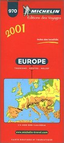 Michelin Europe Map No. 970, 12e
