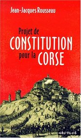 Projet de constitution de la Corse