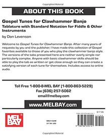Gospel Tunes for Clawhammer Banjo: Tablature with Standard Notation for Fiddle & Other Instruments