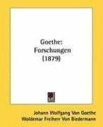 Goethe: Forschungen (1879)
