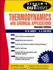 Schaum's Outline of Thermodynamics With Chemical Applications (Schaum's Outline Series)