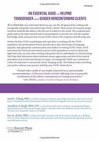 A Clinician's Guide to Gender-Affirming Care: Working with Transgender and Gender Nonconforming Clients