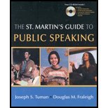 The St. Martin's Guide to Public Speaking