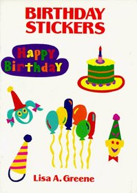Birthday Stickers: 32 Pressure-Sensitive Designs (Pocket-Size Sticker Collections)
