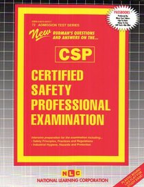 Certified Safety Professional Examination (Csp (ATS72)