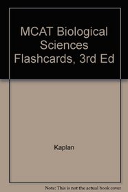 MCAT Biological Sciences Flashcards, 3rd ed