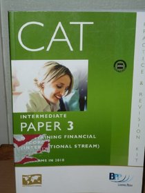 CAT - 3 Maintaining Financial Records (INT): Revision Kit