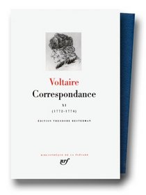 Voltaire : Correspondance, Juillet 1772 - Decembre 1774, tome 11
