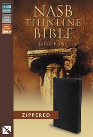 NASB Thinline Zippered Collection Bible, Large Print