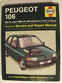 Peugeot 106 (Petrol and Diesel) Service and Repair Manual (Haynes Service and Repair Manuals)