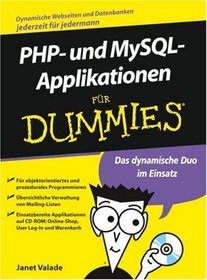 Applikationen Mit PHP Und MySQL Fur Dummies (German Edition)