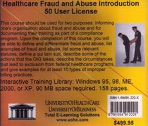 Healthcare Fraud and Abuse Introduction, 50 Users