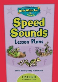 Read Write Inc. Phonics: Speed Sounds Lesson Plans