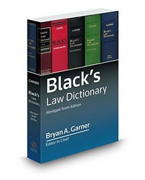 Black's Law Dictionary 10th; Abridged