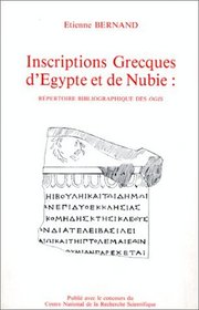 Inscriptions grecques d'Egypte et de Nubie: Rpertoire bibliographique des OGIS (Annales littraires de l'Universit de Besanon)