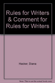 Rules for Writers 5e & Comment for Rules for Writers 5e