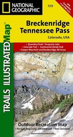 Breckenridge & Tennessee Pass, Colorado - Trails Illustrated Map # 109