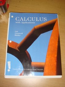 Calculus with Applications: Custom Edition for Brigham Young University