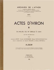Actes d'Iviron, tome 2 (XVI)