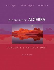 Elementary Algebra: Concepts & Applications (9th Edition)