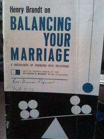 Balancing your marriage (Building a Christian life series)