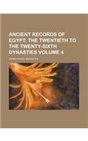 Ancient Records of Egypt Volume 4
