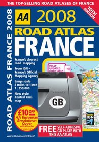 AA 2008 Road Atlas France (Aa Atlases)