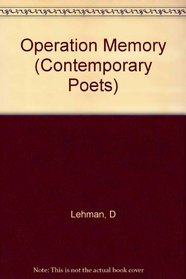 Operation Memory (Princeton Series of Contemporary Poets)