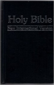 Holy Bible. New International Version NIV. Large Print Edition. Black