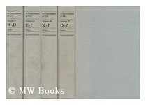A CONCORDANCE TO LIVY (IN FOUR VOLUMES)