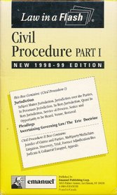 Civil Procedure I (Law in a Flash Ser)