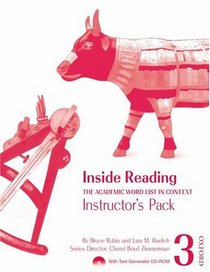 Inside Reading 3 Instructor Pack: The Academic Word List in Context