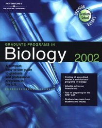 Decision Gd: GradPg in Bio 2002 (Peterson's Graduate Programs in Biology)