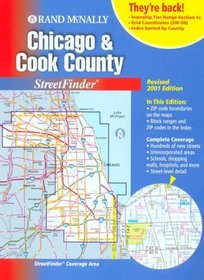 Rand McNally Chicago and Cook County Streetfinder 2001 (Rand Mcnally Chicago and Cook County Street Guide)
