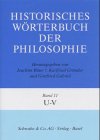 Historisches Wrterbuch der Philosophie, 12 Bde. u. 1 Reg.-Bd., Bd.11, U-V