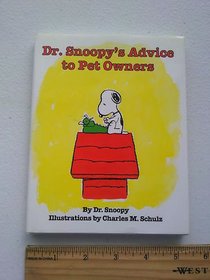 Dr. Snoopy's Advice to Pet Owners