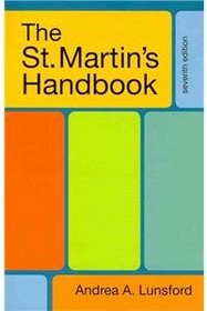 St. Martin's Handbook 7e paper & E-Book
