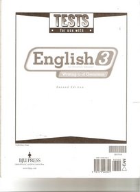 Tests for Use with English 3 for Christian Schools: Writing and Grammar