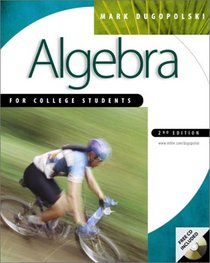 Algebra for College Students with CD-Rom Mac mandatory package