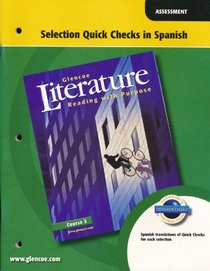 Glencoe Literature Course 3 Selection QQuick Chescks in Spanish. (Paperback)