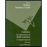 Calculus: An Applied Approach Student Guide