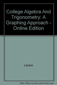 A Graphing Approach Esolutions Webcard 4th Edition